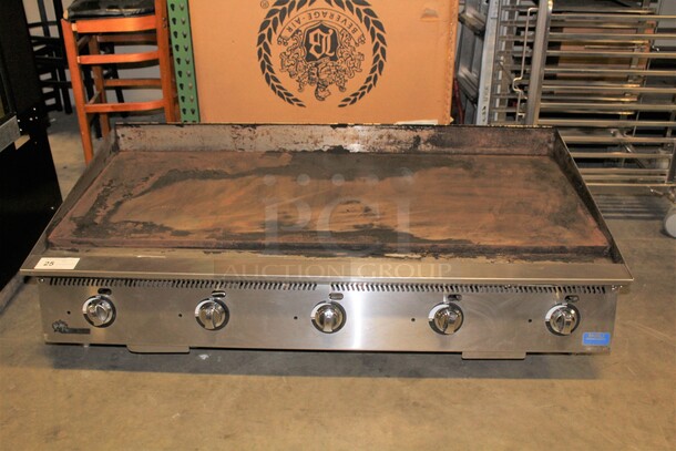 FABULOUS! Star Ultra Max Commercial Stainless Steel Natural Gas Flattop Griddle. 60x32.5x18.75