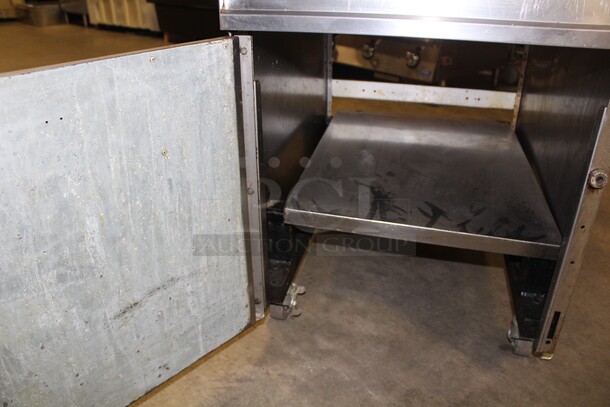 FABULOUS! Vulcan Commercial Stainless Steel Freestanding French Fry/Fried Food Dump Station On Commercial Casters. 21x34.5x44 - Image 2 of 5