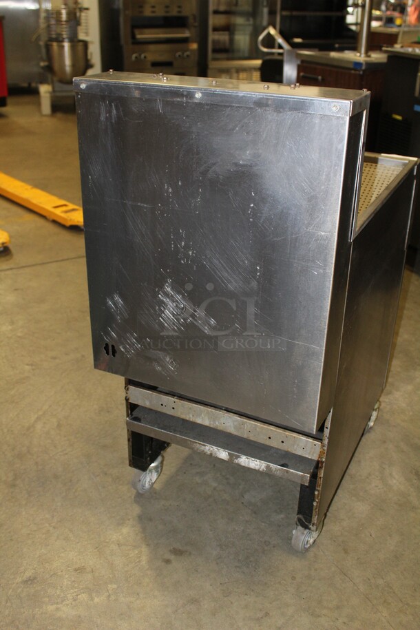 FABULOUS! Vulcan Commercial Stainless Steel Freestanding French Fry/Fried Food Dump Station On Commercial Casters. 21x34.5x44 - Image 4 of 5