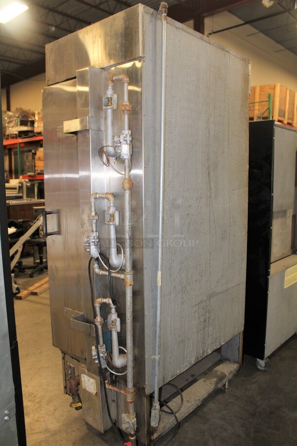 SUPER FIND! Esquire Mechanical Model FL-7G Commercial Natural Gas Rotisserie Oven. 38.5x26x80 - Image 6 of 9