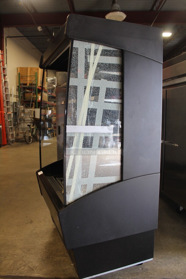 NICE! Master-Bilt Commercial Refrigerated Open Air Grab And Go Display Case Merchandiser On Commercial Casters. 46x31.5x82. 115V/60Hz. Working When Pulled! - Image 4 of 9