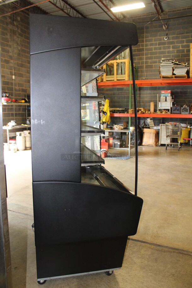 NICE! Master-Bilt Commercial Refrigerated Open Air Grab And Go Display Case Merchandiser On Commercial Casters. 46x31.5x82. 115V/60Hz. Working When Pulled! - Image 8 of 9