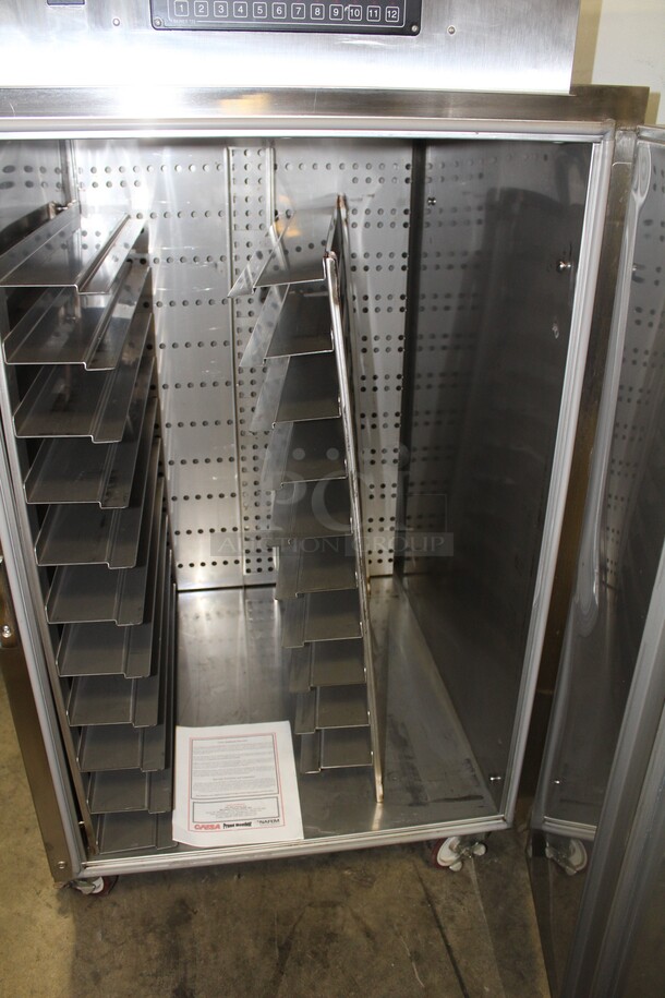 FABULOUS! Carter-Hoffmann Model RTH-9 Commercial Stainless Steel Rethermalization/Heating Cabinet On Commercial Casters. 31.5x40.5x61.5. Hardwired.  - Image 3 of 7