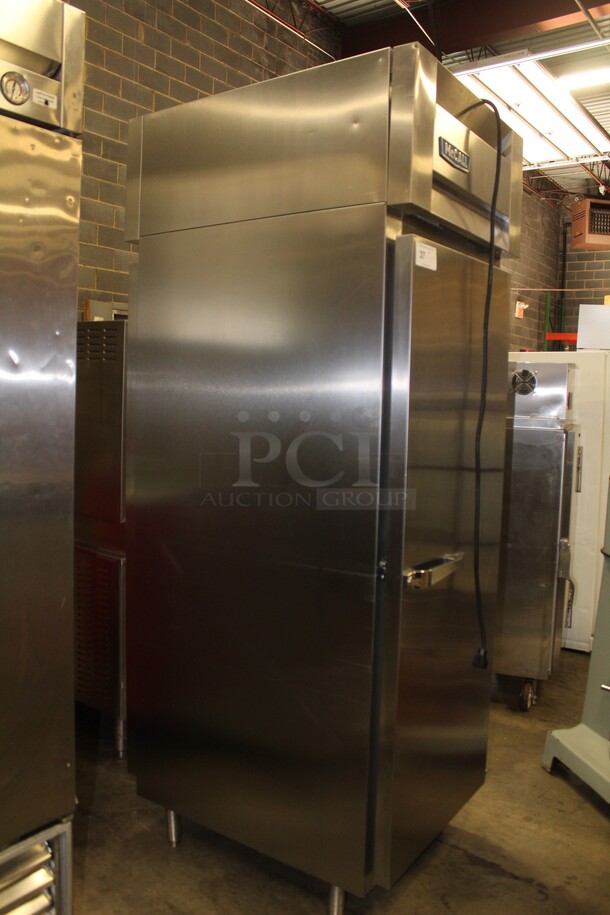 NICE! McCall Model 1-1020FP Commercial Stainless Steel Single Door Pass Thru Freezer. 27.5x34x84. 115V/60Hz. Working When Pulled! - Image 9 of 9