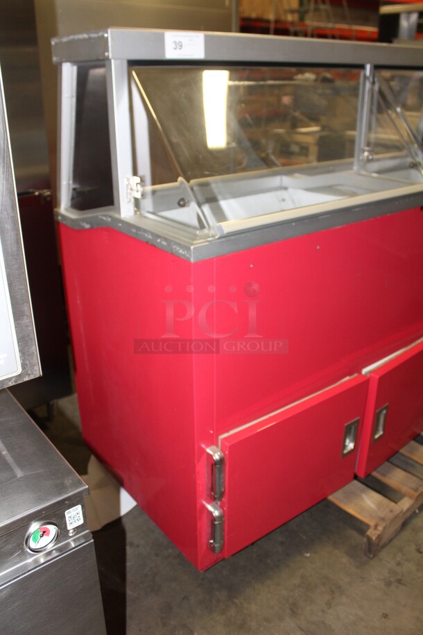 WOW! Hussmann Model DCSG-12-D Commercial 12 Flavor Ice Cream Dipping Display Merchandiser. 67x26x51.5. 115V/60Hz. Working When Pulled! - Image 7 of 8