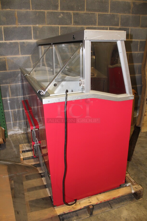WOW! Hussmann Model DCSG-12-D Commercial 12 Flavor Ice Cream Dipping Display Merchandiser. 67x26x51.5. 115V/60Hz. Working When Pulled! - Image 2 of 7