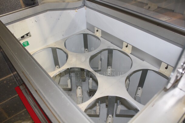 WOW! Hussmann Model DCSG-12-D Commercial 12 Flavor Ice Cream Dipping Display Merchandiser. 67x26x51.5. 115V/60Hz. Working When Pulled! - Image 4 of 7