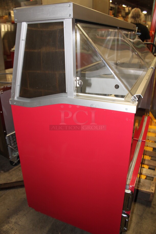 WOW! Hussmann Model DCSG-12-D Commercial 12 Flavor Ice Cream Dipping Display Merchandiser. 67x26x51.5. 115V/60Hz. Working When Pulled! - Image 5 of 7