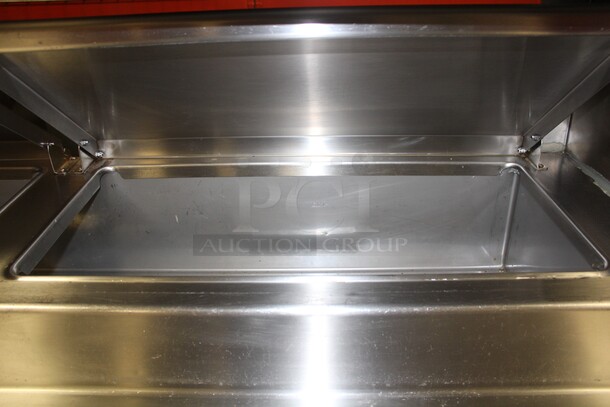 TERRIFIC! Delfield Model 18666PT Commercial Stainless Steel Refrigerated Prep Table With Two Stainless Steel Shelves. 66x32.5x73.25. 115V/60Hz. 1 Phase. Tested And Does Not Power On.  - Image 3 of 9