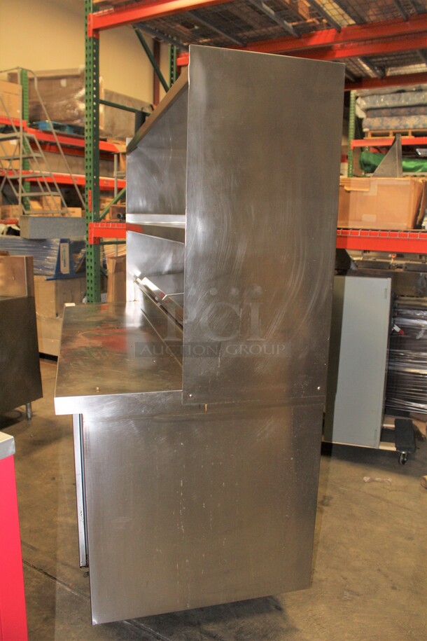 TERRIFIC! Delfield Model 18666PT Commercial Stainless Steel Refrigerated Prep Table With Two Stainless Steel Shelves. 66x32.5x73.25. 115V/60Hz. 1 Phase. Tested And Does Not Power On.  - Image 7 of 9