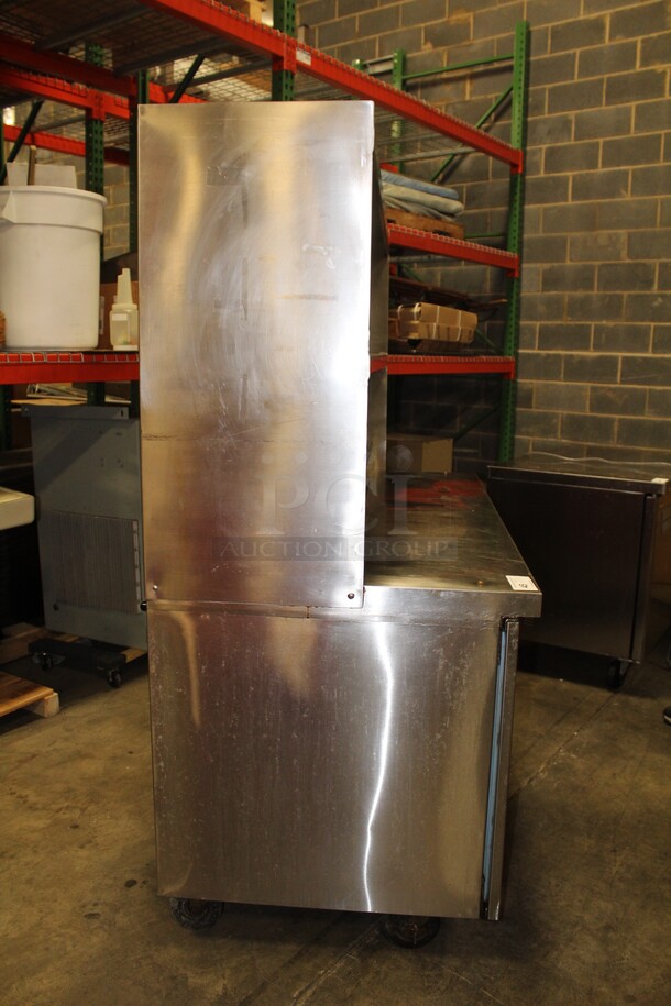 TERRIFIC! Delfield Model 18666PT Commercial Stainless Steel Refrigerated Prep Table With Two Stainless Steel Shelves. 66x32.5x73.25. 115V/60Hz. 1 Phase. Tested And Does Not Power On.  - Image 9 of 9