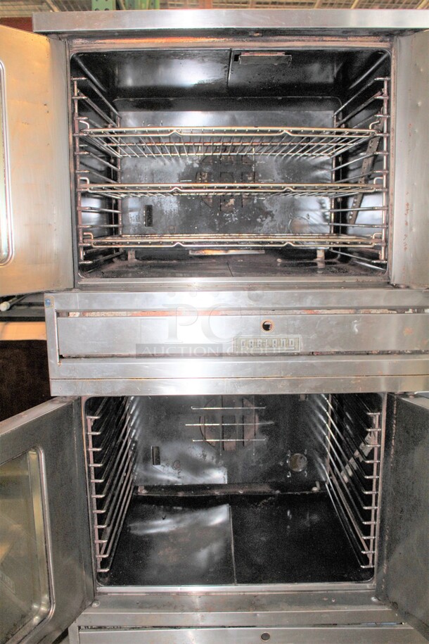  (x2) 2 FANTASTIC Garland Commercial Full Size Natural Gas Convection Ovens On Commercial Casters. 40x29.5x70.5. 2 Times Your Bid. - Image 2 of 8