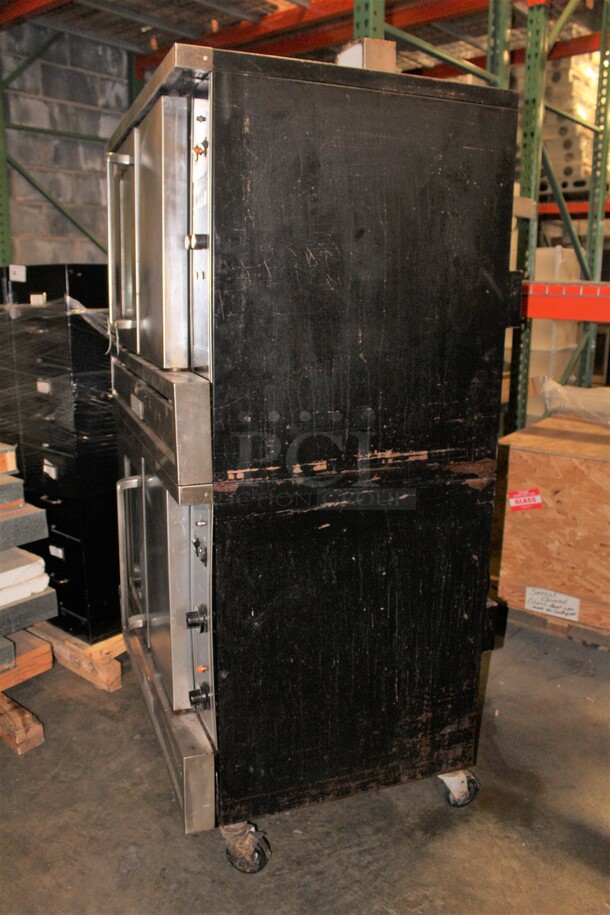  (x2) 2 FANTASTIC Garland Commercial Full Size Natural Gas Convection Ovens On Commercial Casters. 40x29.5x70.5. 2 Times Your Bid. - Image 6 of 8