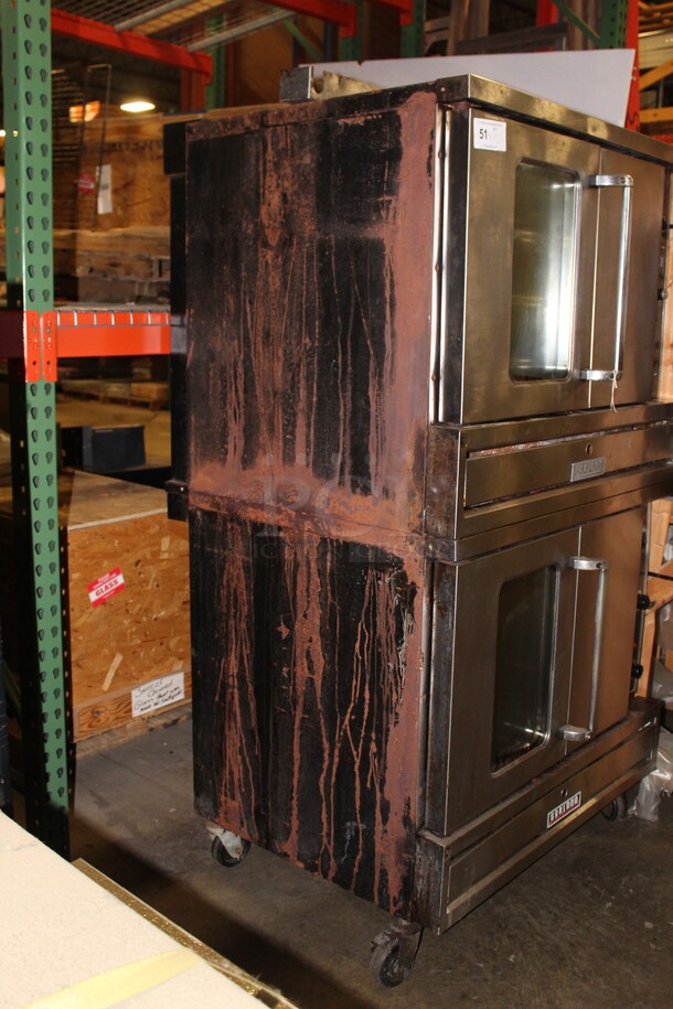  (x2) 2 FANTASTIC Garland Commercial Full Size Natural Gas Convection Ovens On Commercial Casters. 40x29.5x70.5. 2 Times Your Bid. - Image 8 of 8