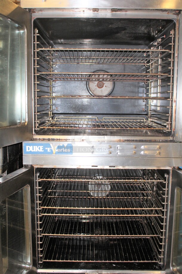 (x2) 2 FABULOUS! Duke E Series Commercial Stainless Steel Natural Gas Full Size Convection Ovens. 38x38x70. 2 Times Your Bid. - Image 3 of 9