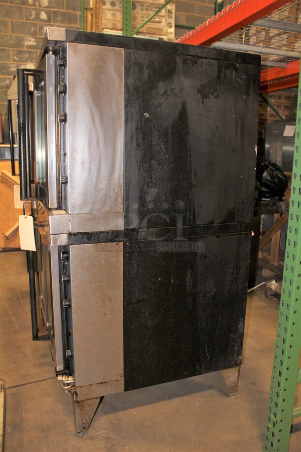 (x2) 2 FABULOUS! Duke E Series Commercial Stainless Steel Natural Gas Full Size Convection Ovens. 38x38x70. 2 Times Your Bid. - Image 5 of 9
