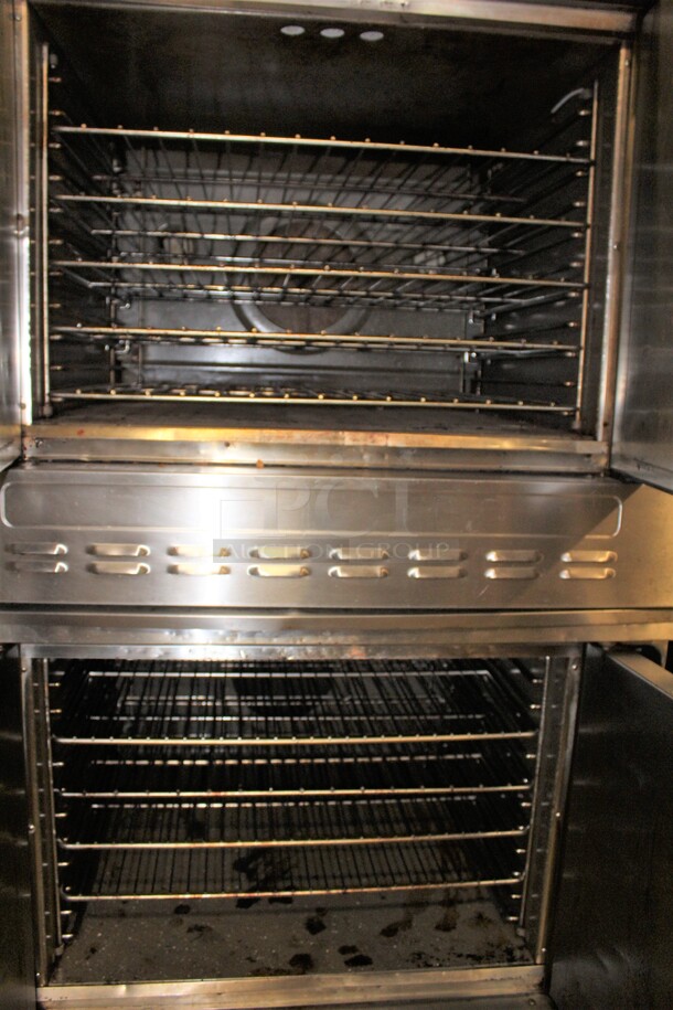 (x2) 2 FANTASTIC! Blodgett Commercial Stainless Steel Natural Gas Full Size Convection Ovens. 38x37x72. 2 Times Your Bid. - Image 2 of 6