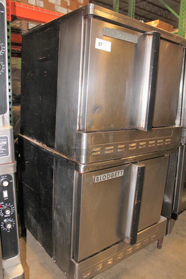 (x2) 2 FANTASTIC! Blodgett Commercial Stainless Steel Natural Gas Full Size Convection Ovens. 38x37x72. 2 Times Your Bid. - Image 4 of 6