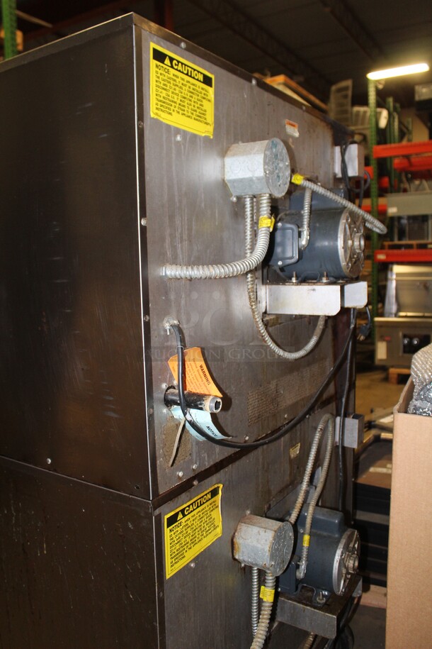 (x2) 2 AMAZING! Hobart Commercial Stainless Steel Natural Gas Full Size Convection Ovens On Commercial Casters. 40x31x69.5. 2 Times Your Bid. - Image 5 of 8