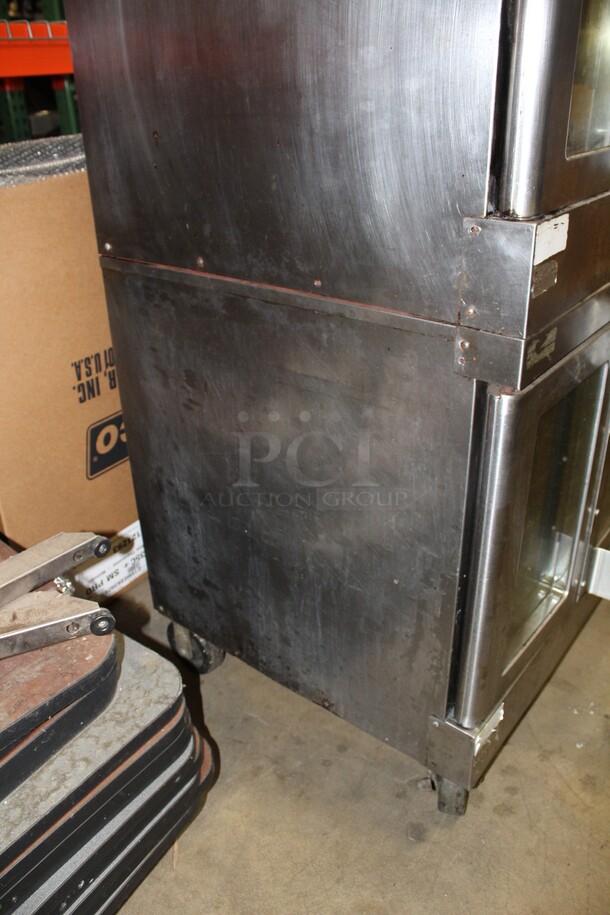 (x2) 2 AMAZING! Hobart Commercial Stainless Steel Natural Gas Full Size Convection Ovens On Commercial Casters. 40x31x69.5. 2 Times Your Bid. - Image 8 of 8