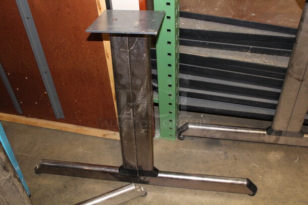 3 TIMES YOUR BID! 3 Commercial Table Bases. 37x6x27 - Image 3 of 5