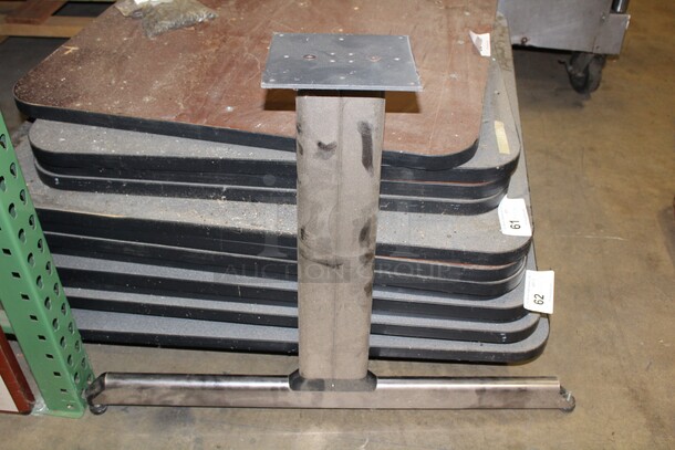 3 TIMES YOUR BID! 3 Commercial Table Bases. 37x6x27 - Image 4 of 5