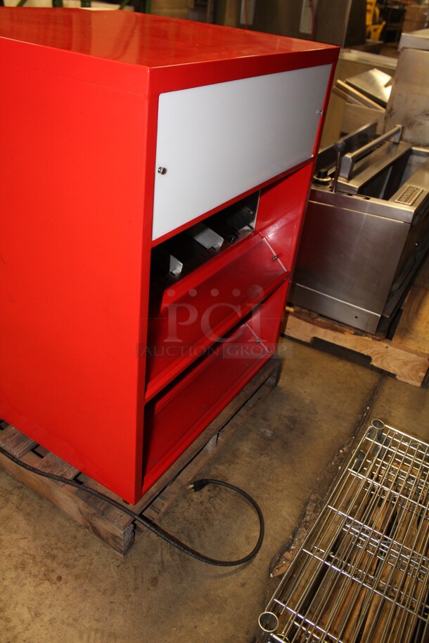 GREAT! Low Temp Industries Model SL-HL2Z2AIL1BJB1 Commercial Electric Food Warmer. 27.5x28x35. 120V/60Hz. 1 Phase. Working When Pulled! - Image 6 of 7