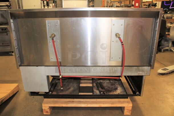FANTASTIC! Imperial Model ICRA-2 Commercial Stainless Steel Chinese Natural Gas 2 Burner Wok  With Water Cooled Top And 4 Legs. 60x41.5x43.5 - Image 9 of 11
