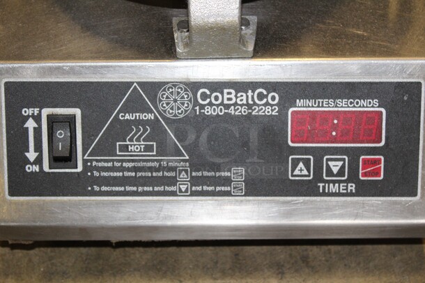 WOW! CoBatCo Model MD10SSE-L Commercial Stainless Steel Waffle/Waffle Cone Baker. 10x17x13. 120V/60Hz. Working When Pulled! - Image 3 of 7