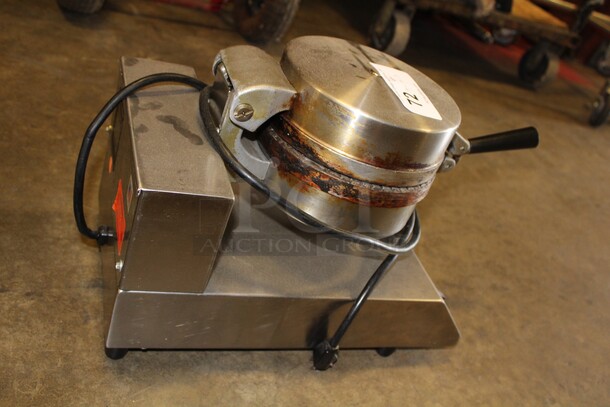 WOW! CoBatCo Model MD10SSE-L Commercial Stainless Steel Waffle/Waffle Cone Baker. 10x17x13. 120V/60Hz. Working When Pulled! - Image 7 of 7