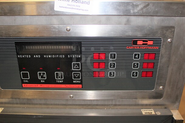 NICE! Carter Hoffmann Model HH-312 Commercial Stainless Steel Electric Food Warmer. 19x25x28.5. 120V/60Hz. Working When Pulled! - Image 2 of 9