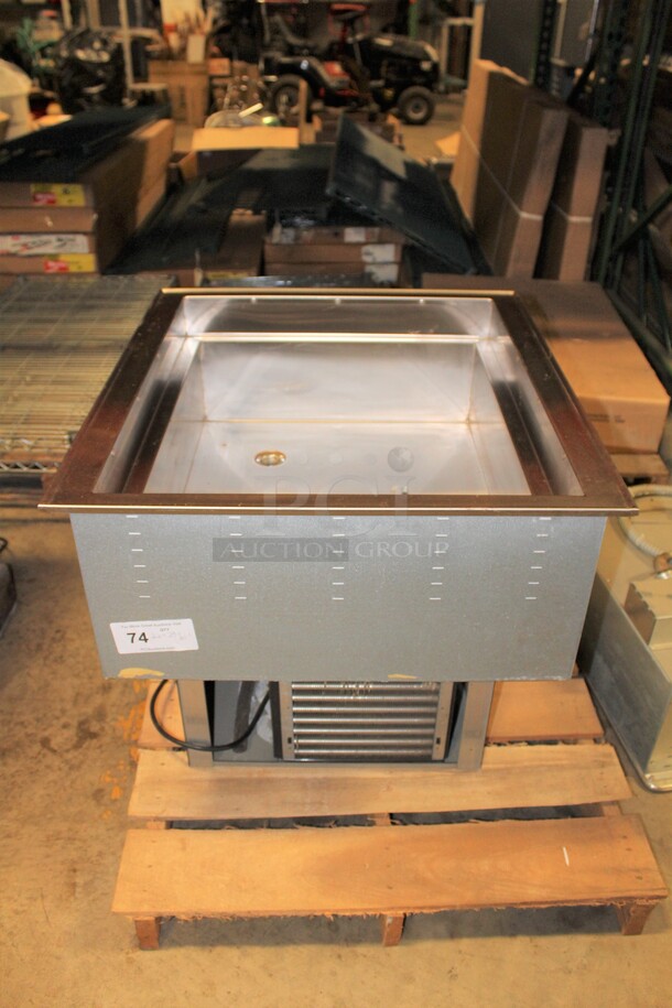 FABULOUS! Vollrath Model 36429 Commercial Stainless Steel Drop In Refrigerated Cold Pan With 2 Pan Capacity. 26x29x24.5. 120V/60Hz. Working When Pulled!