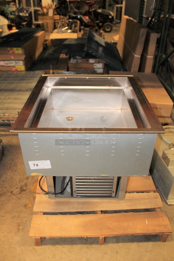 FABULOUS! Vollrath Model 36429 Commercial Stainless Steel Drop In Refrigerated Cold Pan With 2 Pan Capacity. 26x29x24.5. 120V/60Hz. Working When Pulled! - Image 1 of 6