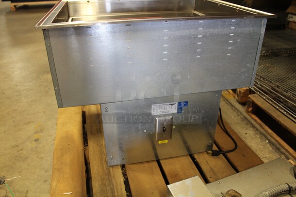 FABULOUS! Vollrath Model 36429 Commercial Stainless Steel Drop In Refrigerated Cold Pan With 2 Pan Capacity. 26x29x24.5. 120V/60Hz. Working When Pulled! - Image 3 of 6