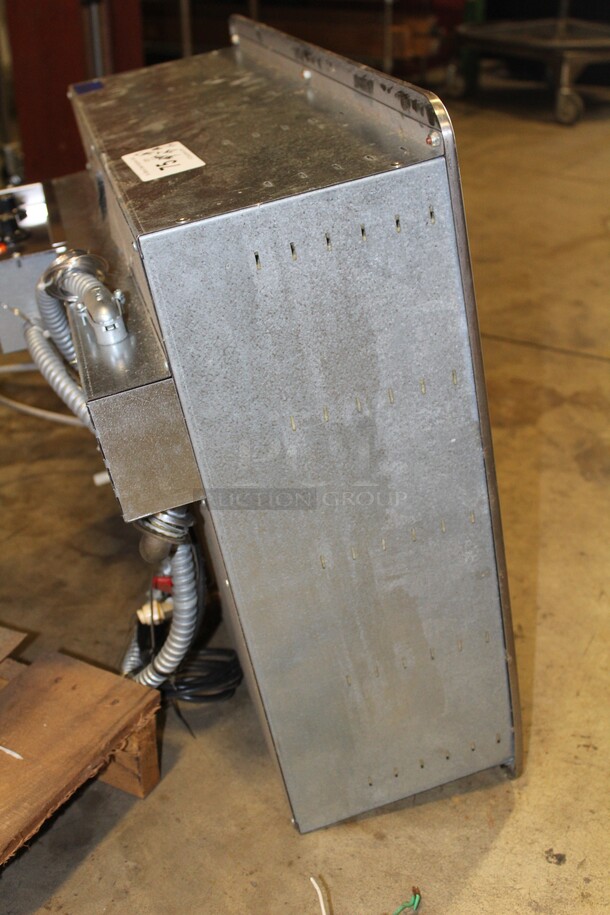NICE! Commercial Stainless Steel Two Pan Drop In Heated Well. 28x25x15 - Image 5 of 6