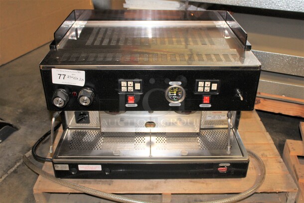 AWESOME! C.M.A. Model SAE2 Commercial Espresso Machine. 27x21x20. 220/230V. 50/60Hz. Working When Pulled!