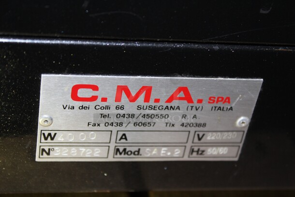 AWESOME! C.M.A. Model SAE2 Commercial Espresso Machine. 27x21x20. 220/230V. 50/60Hz. Working When Pulled! - Image 6 of 6
