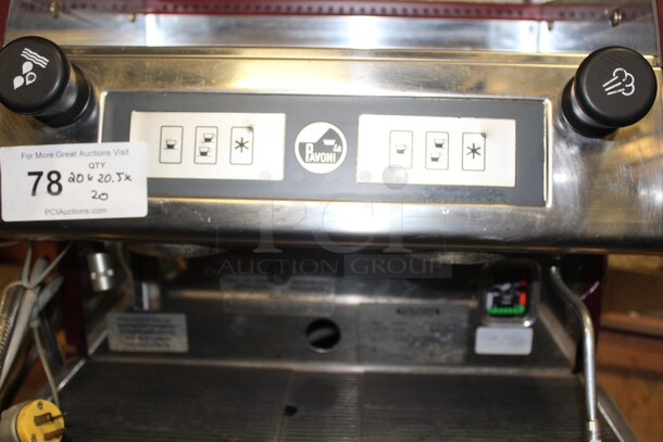 FANTASTIC! la Pavoni Model PUBV2U Commercial Espresso Machine. 20x20.5x20. 120V/60Hz. Working When Pulled! - Image 2 of 6
