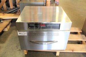 SUPER! Carter Hoffmann Model HDW-1 Commercial Stainless Steel Humified Drawer Food Warmer. 23.5x23.5x17. 120V/60Hz. Working When Pulled!