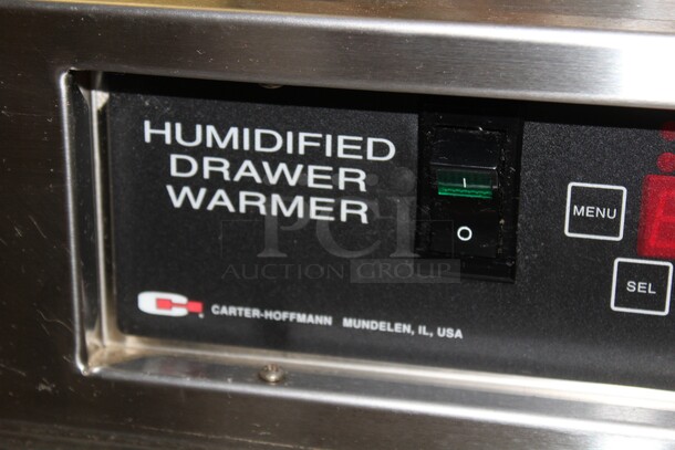 SUPER! Carter Hoffmann Model HDW-1 Commercial Stainless Steel Humified Drawer Food Warmer. 23.5x23.5x17. 120V/60Hz. Working When Pulled! - Image 3 of 7