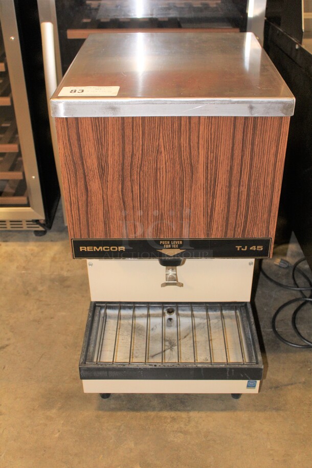 WOW! Remcor TJ45 Commercial Countertop Ice Dispenser. 16.25x22x29. 120V/60Hz. 