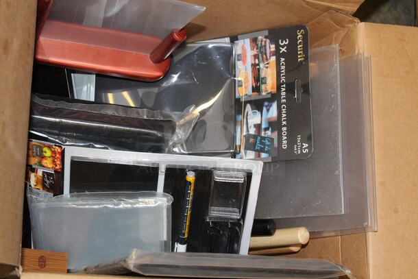 ALL ONE MONEY! Table Chalkboards And Supplies - Image 2 of 2