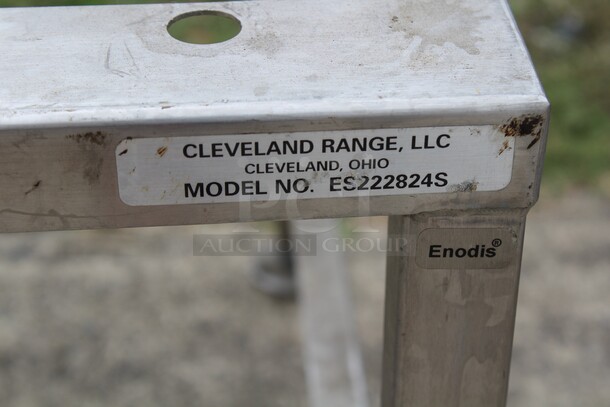 NICE! Cleveland Range Model ES222824S Commercial Stainless Steel Equipment Stand. 21.5x28x23 - Image 2 of 3