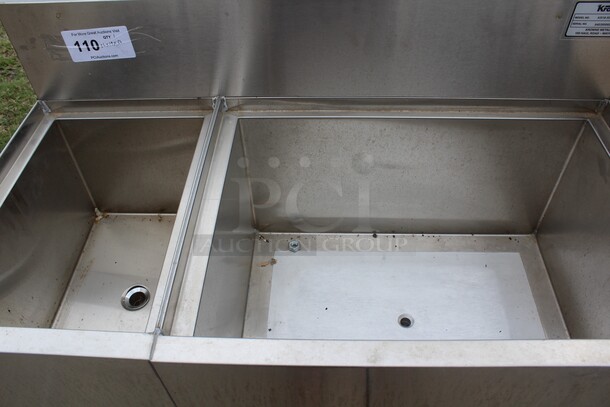 TERRIFIC! Krowne Model KR18-M36R-10 Commercial Stainless Steel Underbar Ice Bin/Cocktail Station. 36x19x36 - Image 2 of 6