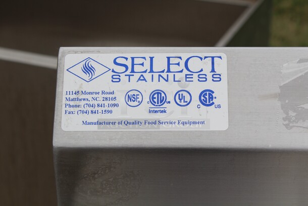 NICE! Select Stainless Commercial Stainless Steel Prep Table With Cutout. 66x24x39 - Image 2 of 4