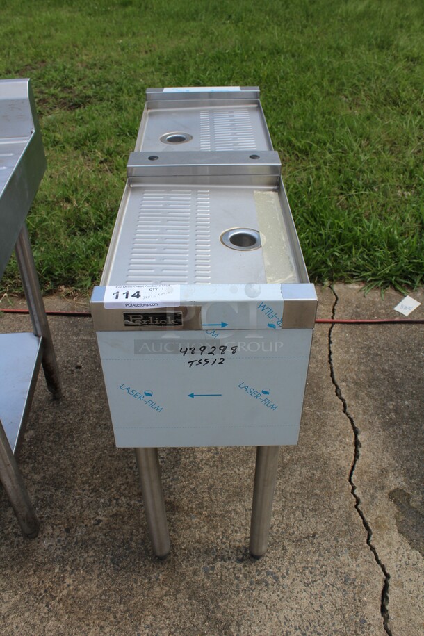 NEW! Perlick Model TSS12 Commercial Stainless Steel Underbar Drain Board. 38x12x29.5 - Image 2 of 5