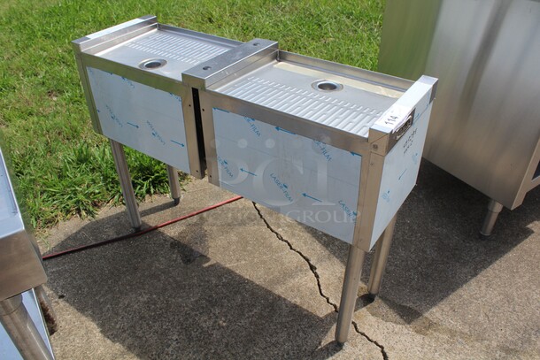 NEW! Perlick Model TSS12 Commercial Stainless Steel Underbar Drain Board. 38x12x29.5 - Image 4 of 5
