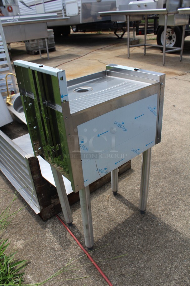 NEW! Perlick Model TS12 Commercial Stainless Steel Underbar Drainboard. 12x18.5x33.5 - Image 5 of 5