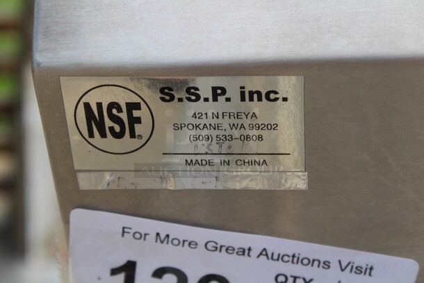 FABULOUS! S.S.P.Inc. Commercial Stainless Steel Hands Free Sink With Knee Valve And Faucet. 18x20x29 - Image 3 of 6