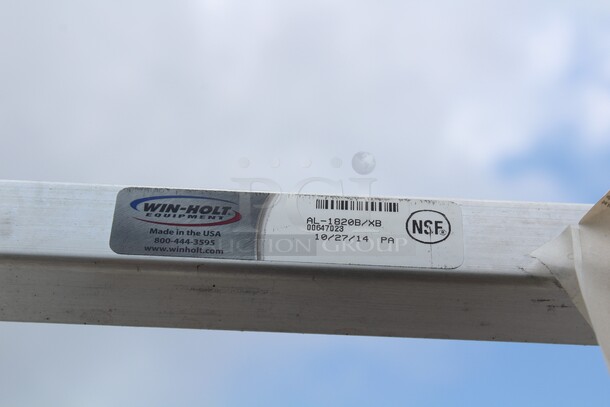 AWESOME! Win-Holt Model AL-1820B/XB Commercial Speed/Pan Rack On Commercial Casters. 20.25x26x69 - Image 3 of 3